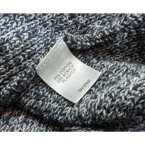 J.Jill Sweater Purple Ombre Dolman Sleeve Sweater Misses Size L - Picture 7 of 8